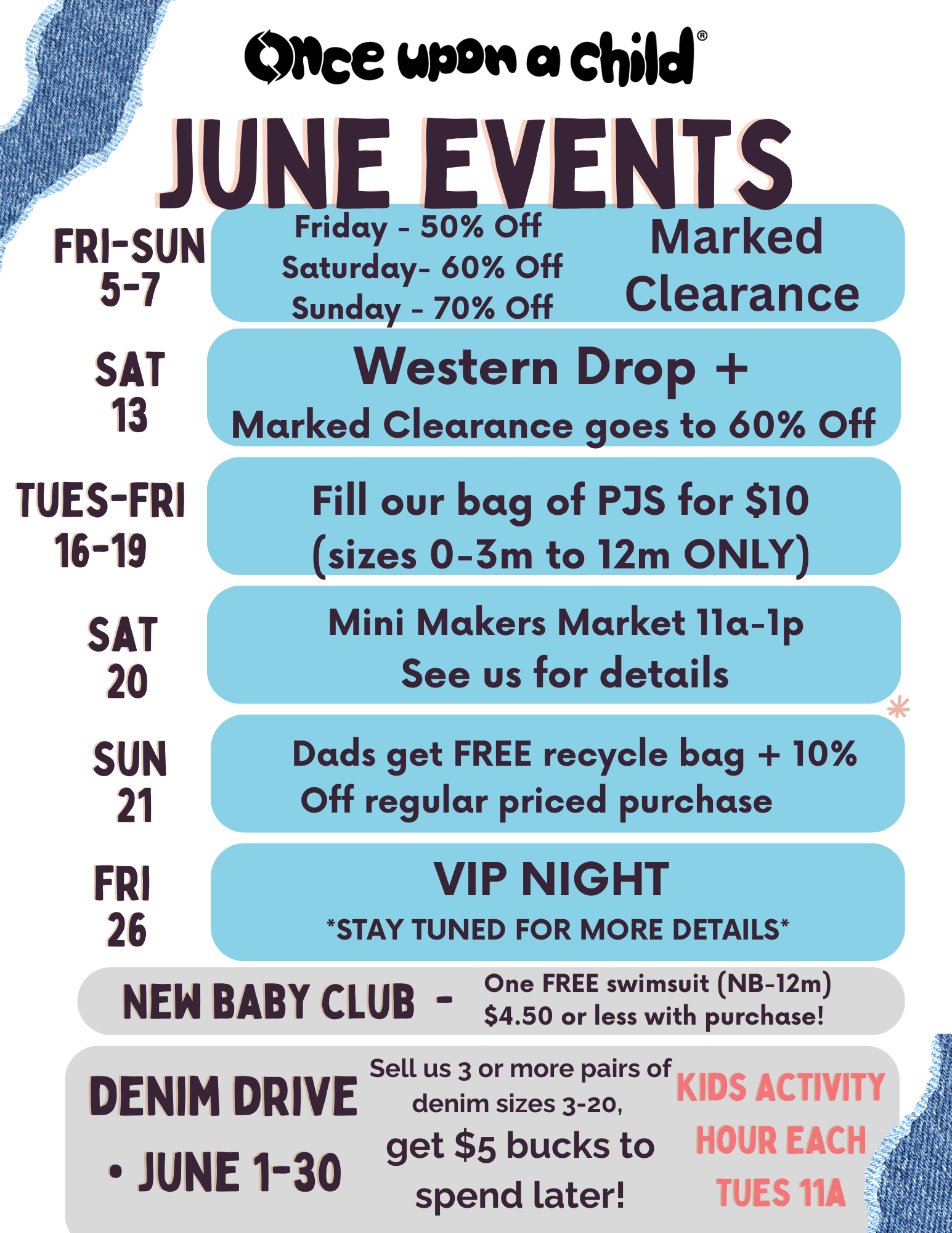 June Events